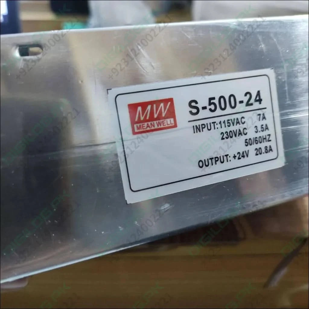 Mean Well Meanwell 24v 20a Switch Mode Power Supply In Pakistan 24v 20.8a