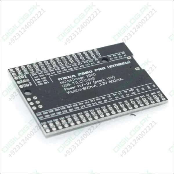 Mega 2560 Pro Mini Embed Ch340g Atmega 2560-16a With Male Pin Headers In Pakistan