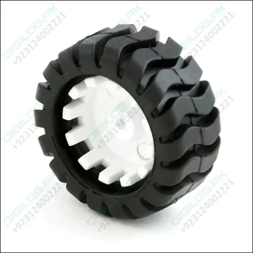 Mini Car Wheel Tyre 43mm For N20 Dc Gear Motor | Best Arduino Product Store Digilog.pk