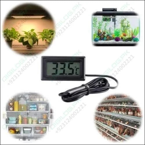Tpm10 Digital Thermometer Temperature Sensor Tester Meter Fy-10 With Metal Sensor