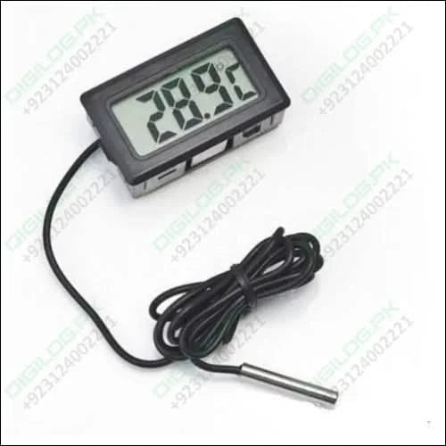 Tpm10 Digital Thermometer Temperature Sensor Tester Meter Fy-10 With Metal Sensor