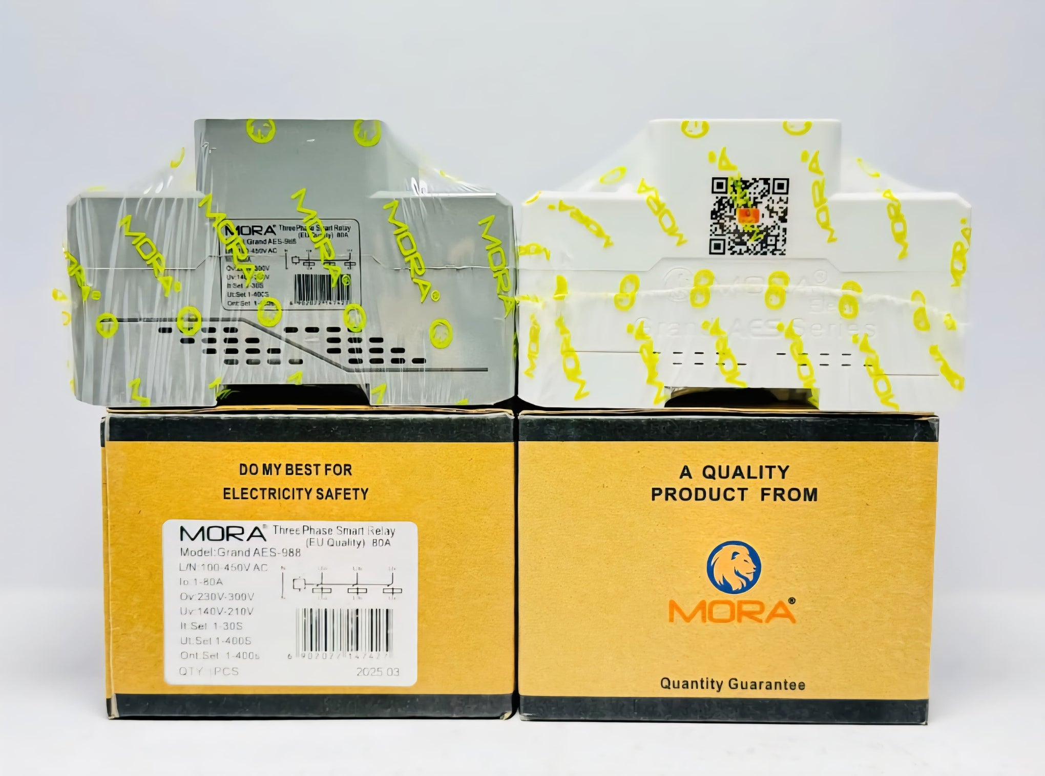 MORA 3 Phase 63A OVER AND UNDER VOLTAGE AND CURRENT PROTECTION RELAY PAKISTAN