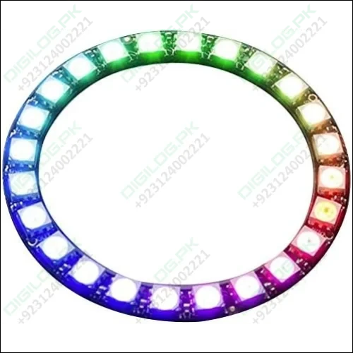 NeoPixel Ring 24bit WS2812 5050 RGB LED - Full Color Programmable Light