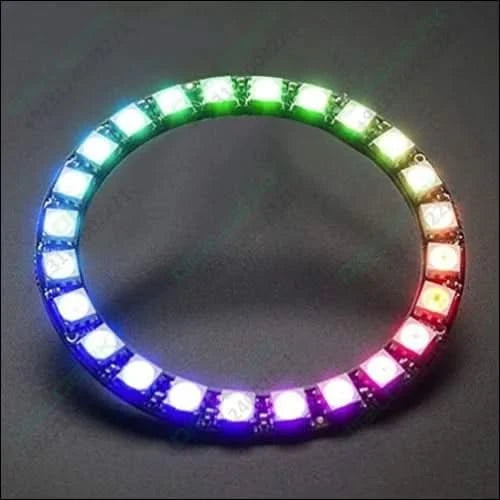 NeoPixel Ring 24bit WS2812 5050 RGB LED - Full Color Programmable Light