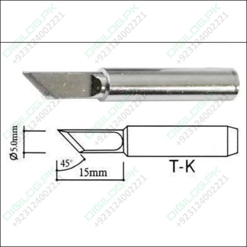 New Soldering Tip 900m T-k Shape k 5mm Aoyue Pt Zhaoxin Wep Repro Hakko
