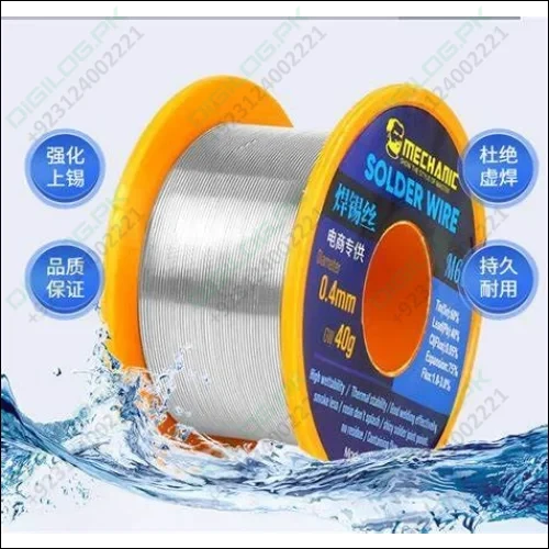 Mechanic Ds6+m60 40g 0.4mm Electronic Soldering Welding No-clean Rosin Solder Wire