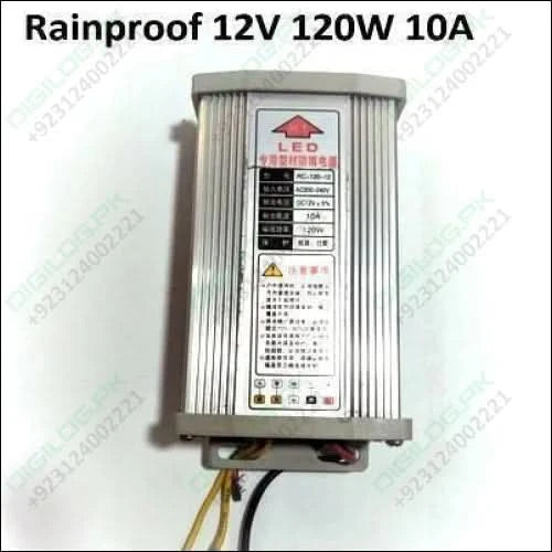 Rainproof Switching Power Supply 12v 120w For Outdoor Led Landscape Lighting