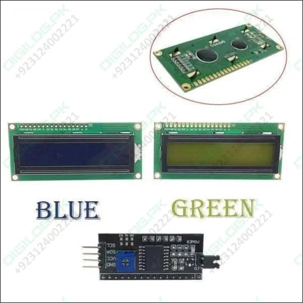 Pcf8574t Iic I2c 1602 Blue/green Backlight Lcd Display Module For Arduino