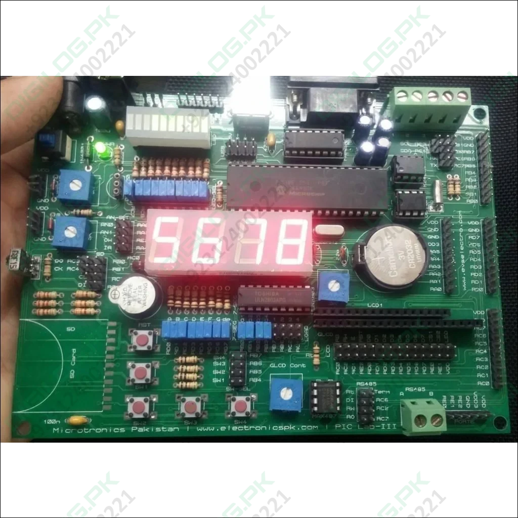 Pic Lab-iii Microchip Pic Microcontroller Development Board