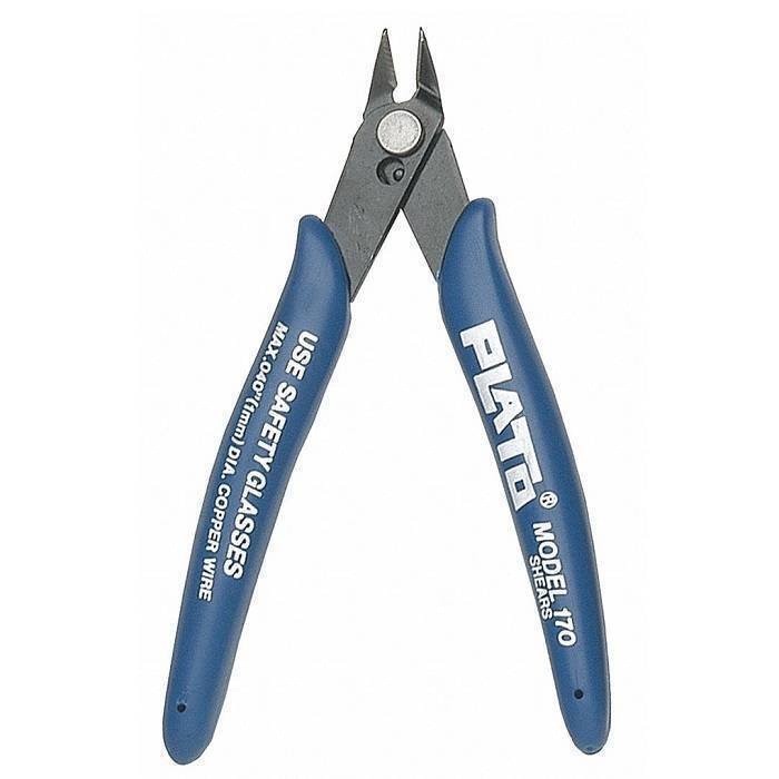 Plato 170 Diy Electronic Diagonal Side Pocket Cutting Pliers Nippers Grip Shear Wire Cutter Tool