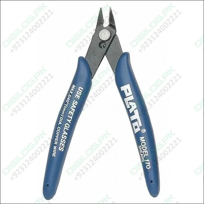 Plato 170 Diy Electronic Diagonal Side Pocket Cutting Pliers Nippers Grip Shear Wire Cutter Tool
