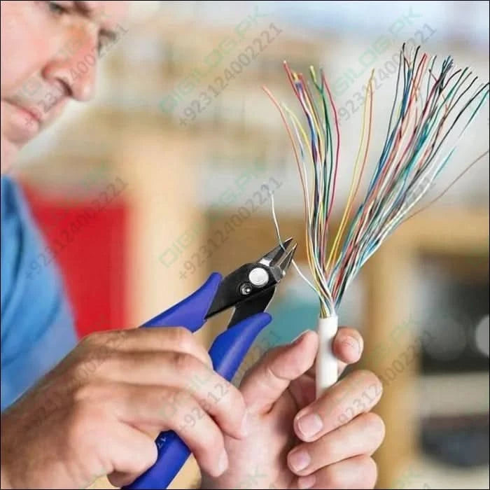 Plato 170 Diy Electronic Diagonal Side Pocket Cutting Pliers Nippers Grip Shear Wire Cutter Tool