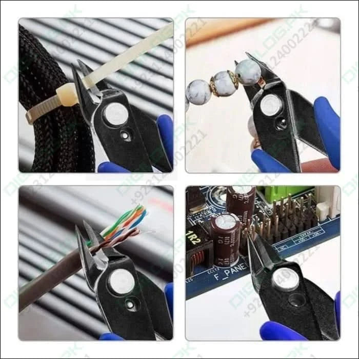 Plato 170 Diy Electronic Diagonal Side Pocket Cutting Pliers Nippers Grip Shear Wire Cutter Tool