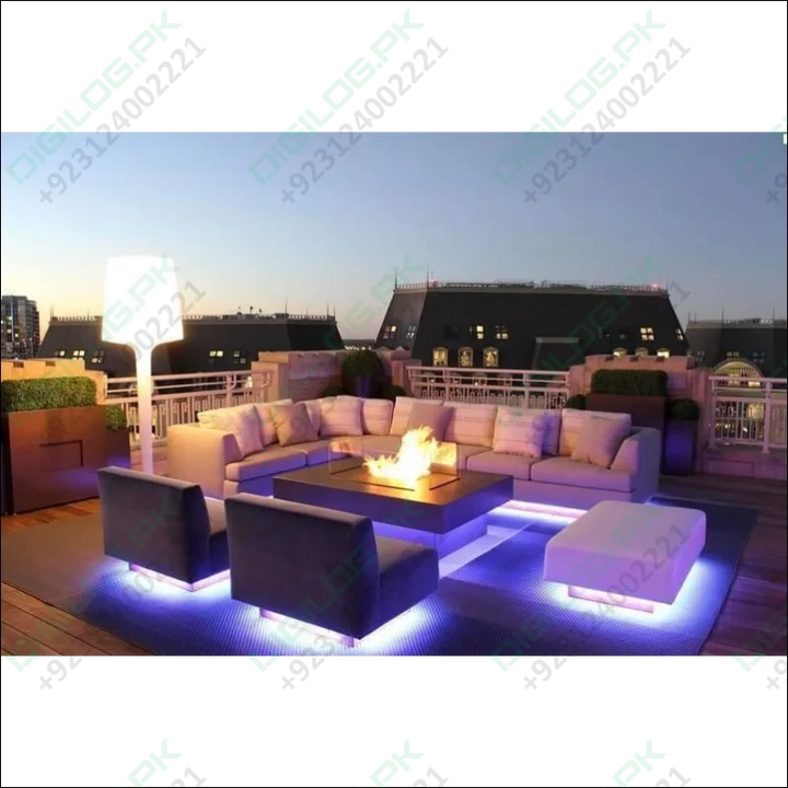Rgb Led Strip With Remote And Power Supply White Background 12v 5meter 24 Key Remote