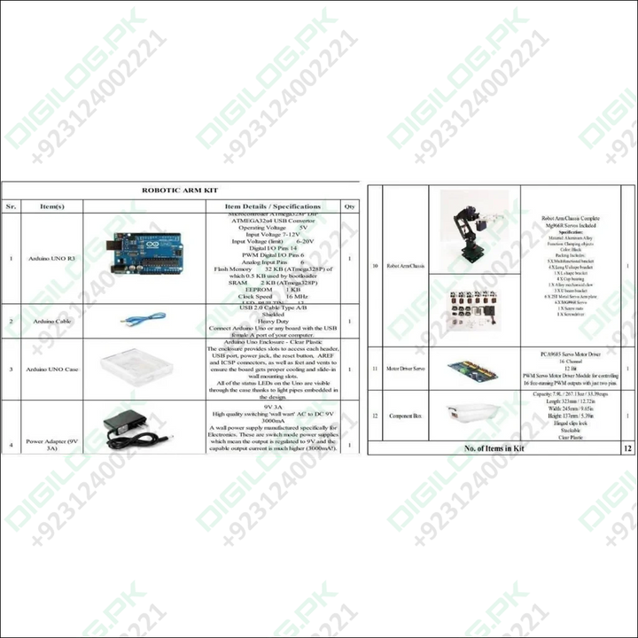Robotic Arm Kit Makers Space It Lab Punjab Government Eproc.punjab.gov.pk