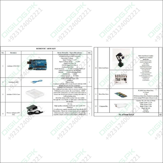 Robotic Arm Kit Makers Space It Lab Punjab Government Eproc.punjab.gov.pk