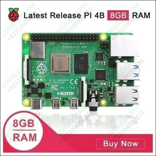 Raspberry Pi 4 8gb Ram Model b Quad Core Cpu 1.5ghz Development Board