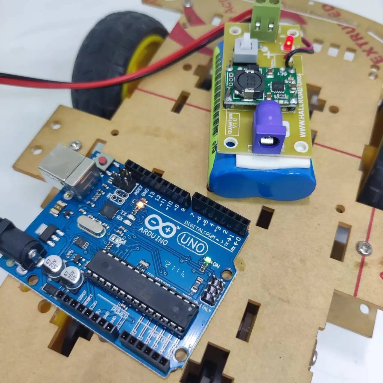 Rechargeable Battery Pack For Arduino And Robot Power Supply With Charger