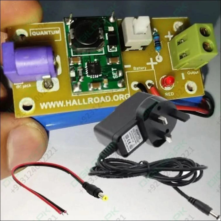 Rechargeable Battery Pack For Arduino And Robot Power Supply With Charger