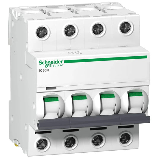 SCHNEIDER MINIATURE CIRCUIT BREAKER FOUR POLE 63A