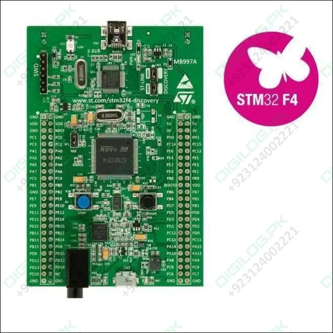 Stm32f4 Stm32f407 Discovery Kit Arm Cortex-m4 Development Board In Pakistan