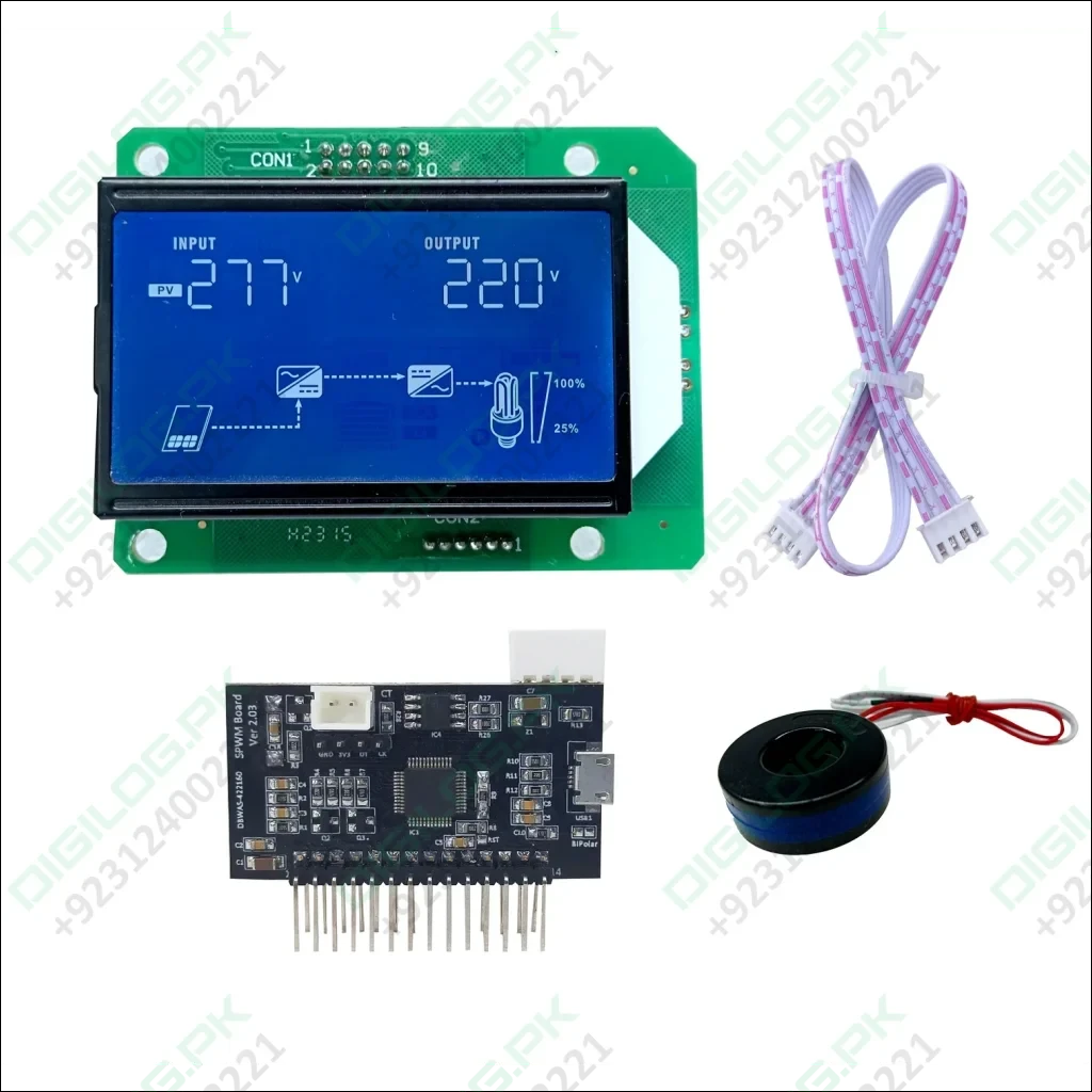STM Sinewave Inverter Drive Module (Grid Sharing) + CT + Hybrid Style Display Board