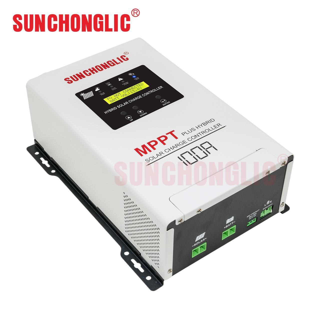 Sunchonglic Hybrid MPPT Solar Charge Controller 100A With UPS Function