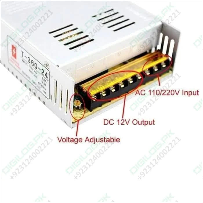 Switching Power Supply Smps 24v 15a