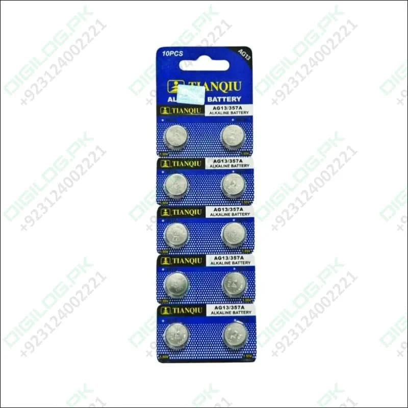 1 piece Tianqiu Alkaline Button Cell Battery LR44 In Pakistan