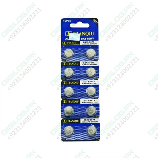 1 piece Tianqiu Alkaline Button Cell Battery LR44 In Pakistan