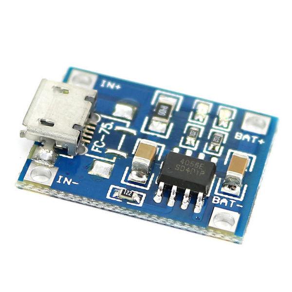 5V MICRO USB 1A TP4056 CHARGING BOARD MODULE8 (SINGLE)