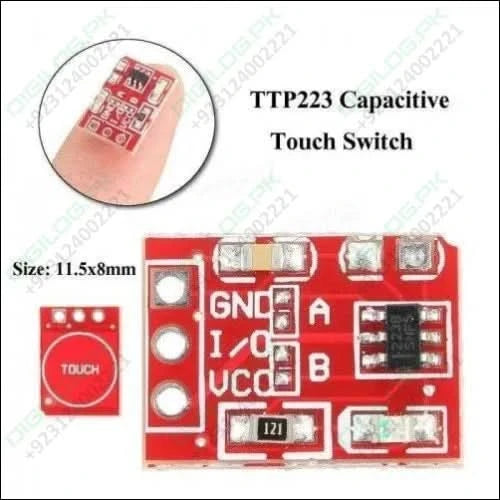 Ttp223 Touch Sensor Module Touch Sensor For Arduino And Raspberry Pi