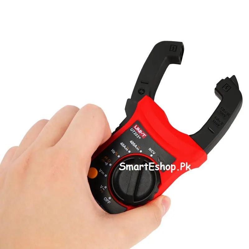 Uni-T UT203+ Digital Clamp Multimeter DC AC Current Voltmeter 400-400A