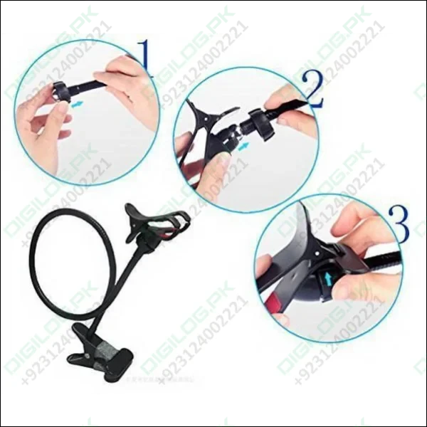 Dell Universal Cell Phone Holder Lazy Phone Gosseneck Holder Clip Bracket Flexible Long Mobile Stand In Pakistan