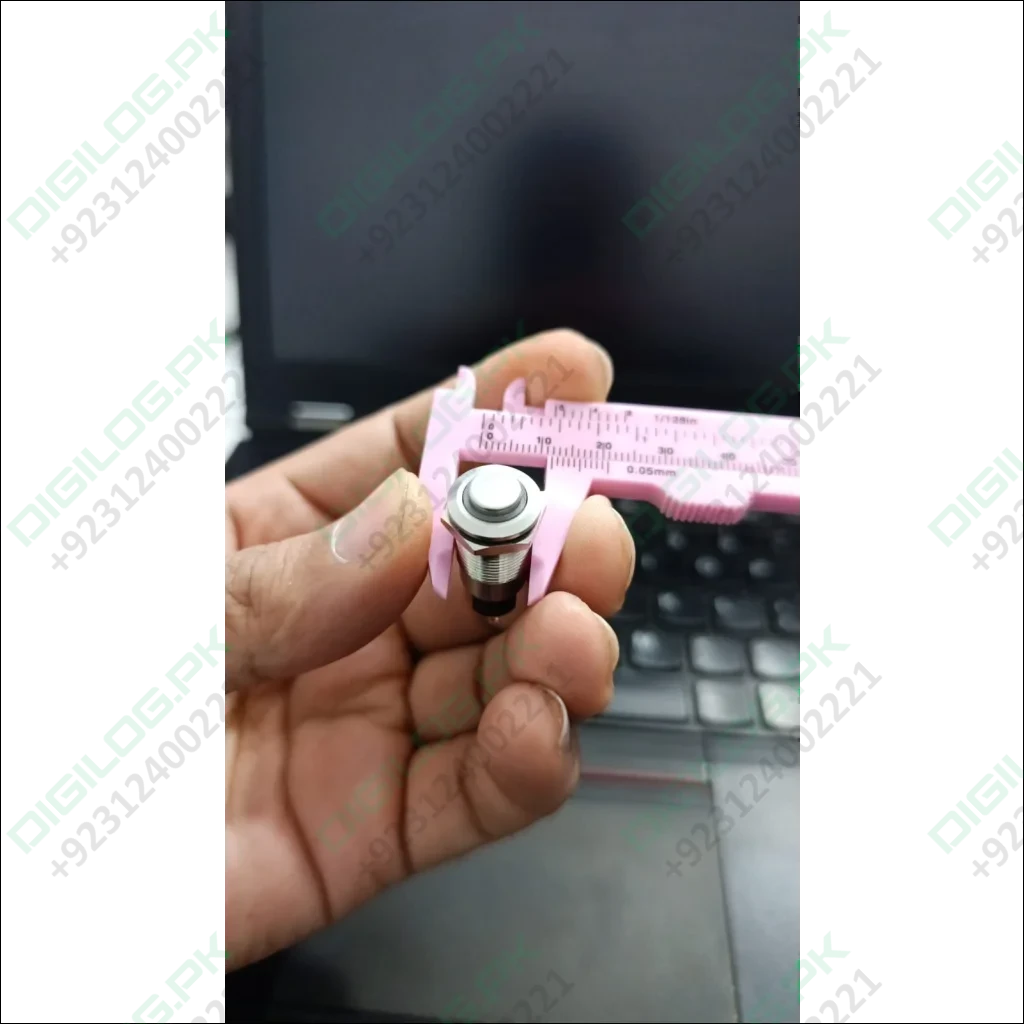 ZLQ-B5V 12mm Waterproof Metal Push ON Push OFF Button Switch With Power Indication