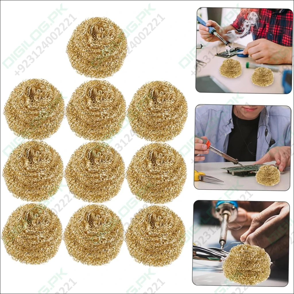 1 Piece Wire Sponge Soldering Iron Tip Cleaner Tip Iron Cleaning Wire Wire Ball