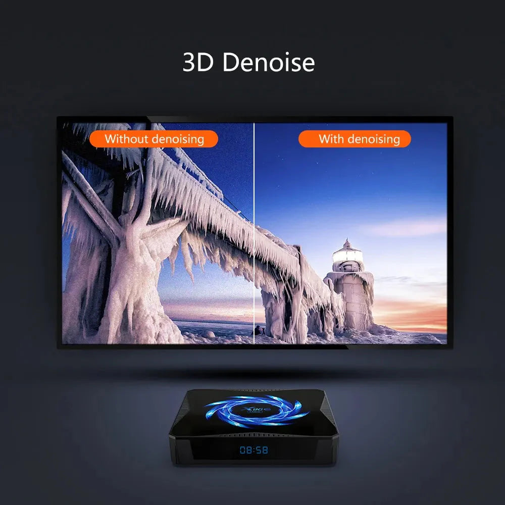 X96Q Max - 8GB+128GB - Android 15 - 4K - Bluetooth - Smart Android Tv Box