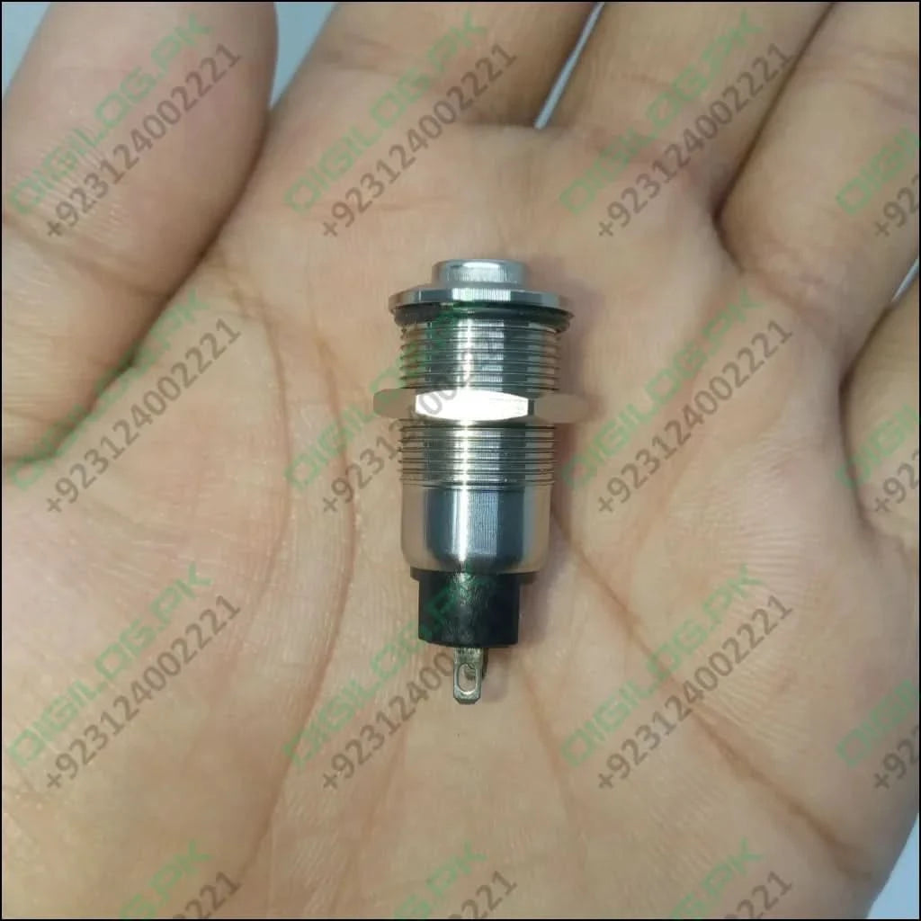 ZLQ-B5V 12mm Waterproof Metal Push ON Push OFF Button Switch With Power Indication