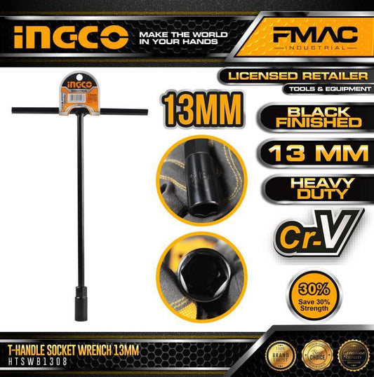 INGCO T-Handle Socket Wrench 13MM HTSWB1308