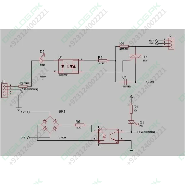 Discontinued 2Amp 220V AC Arduino 1 Channel TRIAC Module With Zero Crossing Sensor