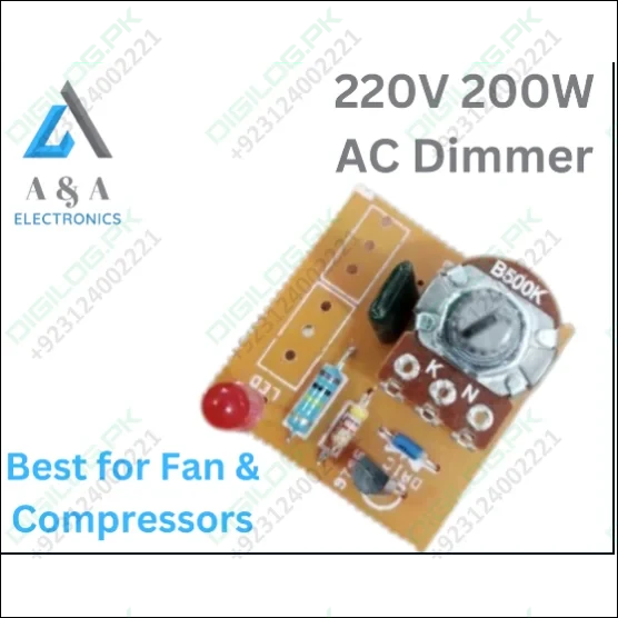 220v 200w Ac Dimmer Potentiometer Switch Speed Compressor Controller