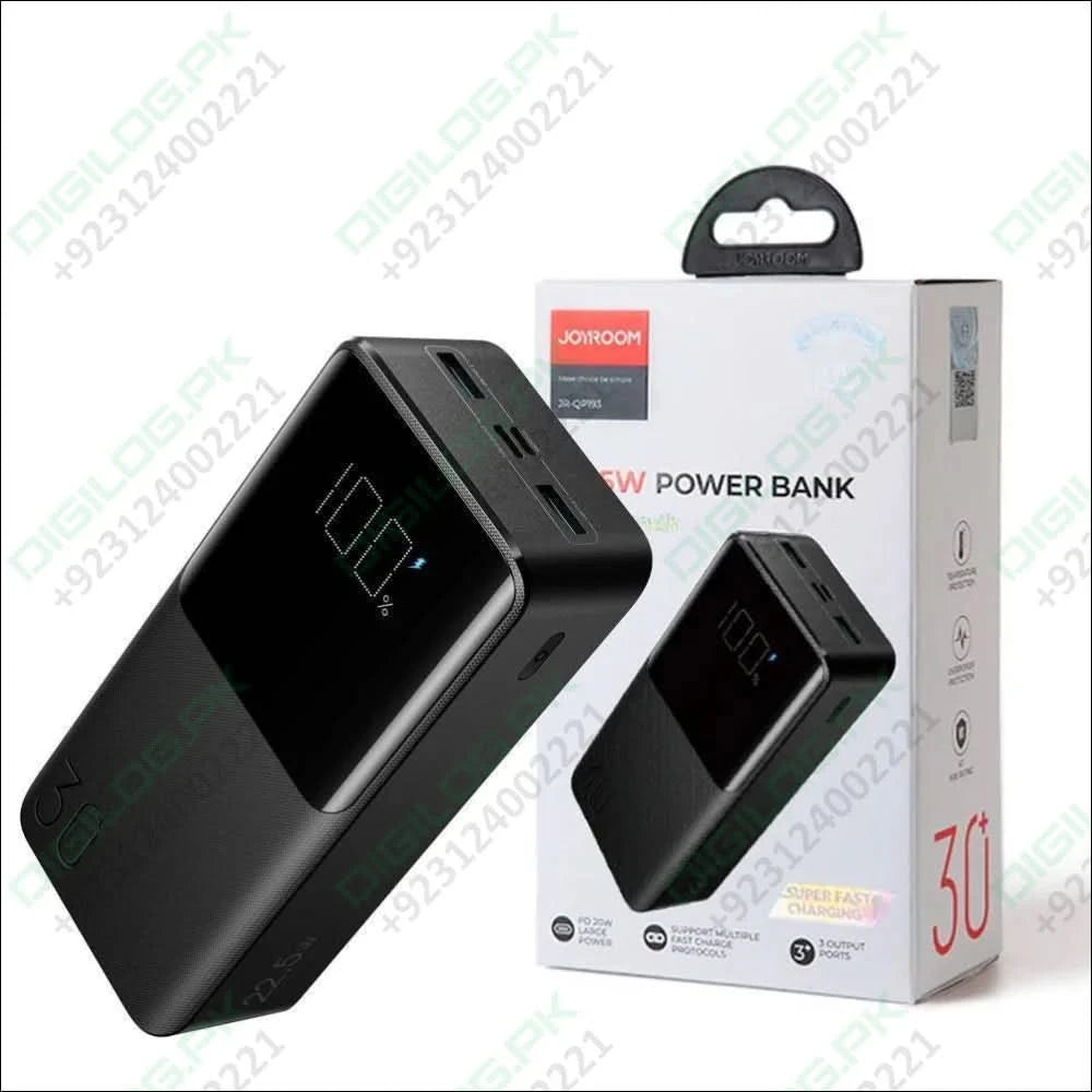 22.5W 30000mAh Power Bank 2 Inputs + 3 Output Power Bank LED Display PD 3.0 QC 3.0