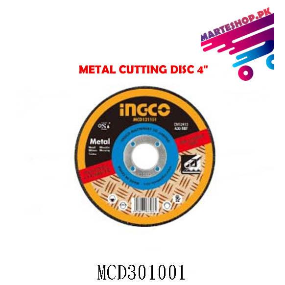 INGCO ABRASIVE METAL CUTTING DISC 4"