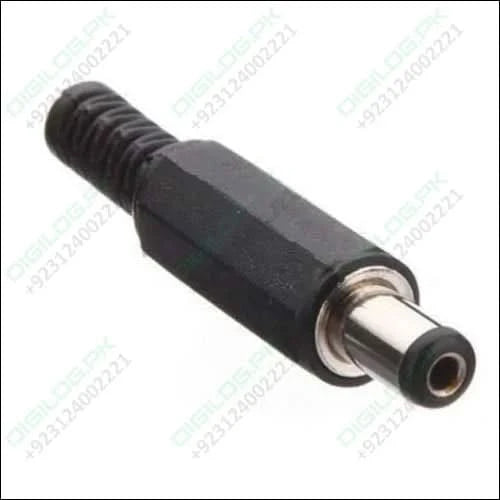 Dc Power Connector Male 5.5mm External X 2.1mm Internal Dia