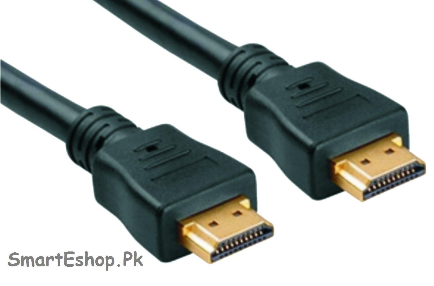 HDMI Male to Male Cable For 3D PS3, XBOX 360, Blueray, HDTV, Plasma TV, LED and LCD (Black)