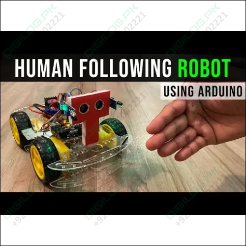 Arduino Human Following Robot (Unassembled Only Parts)
