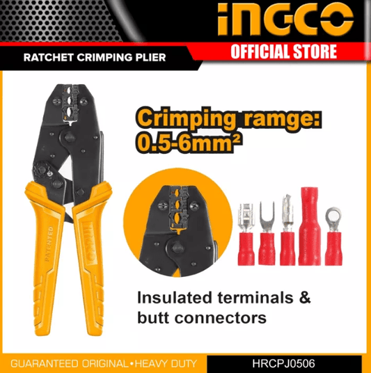 Ingco Ratchet Crimping Plier HRCPJ0506