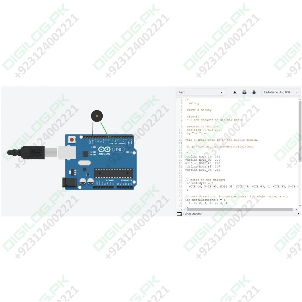 Arduino Passive Buzzer Speaker | Mini Piezo Buzzer Module For Diy Projects In Pakistan