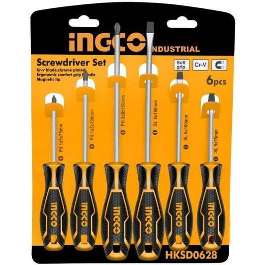 INGCO 6 Pcs Screwdriver Set HKSD0628