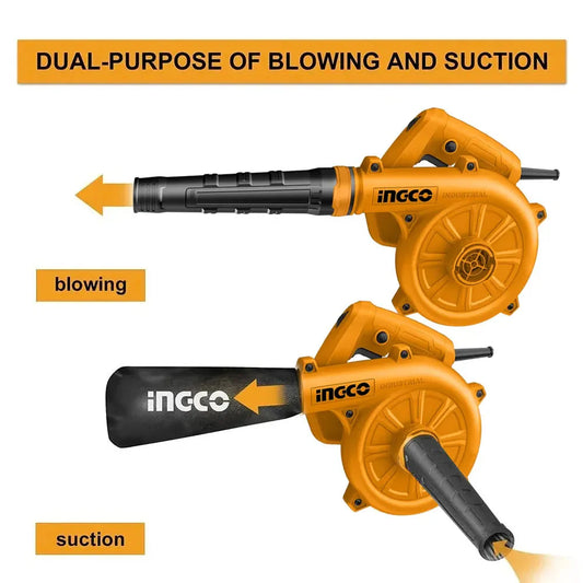 Ingco INDUSTRIAL 2 in 1 Aspirator Blower & Vacuum Dust Cleaner 650W Variable Speed AB6038